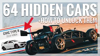 Forza Horizon 4 | 64 Hidden Cars & How To Unlock Them (Wheelspin/Forzathon +All Barnfind Locations)