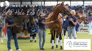 Mach's gut SAP Hale Bob OLD 👋🏼 | CHIO Aachen Verabschiedung SAP Hale Bob OLD mit Ingrid Klimke 🤍