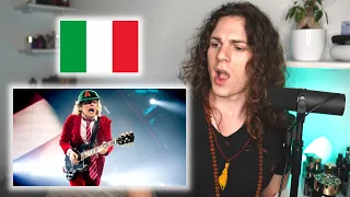 Mister World Italy Reacts to - AC/DC "Thunderstruck" (Live At River Plate, December 2009) 🇮🇹