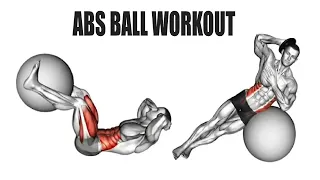 ABS BALL WORKOUT | Stability Ball AB WORKOUT   Strong Core + Flat Stomach Exercises | MA WORKOUT |