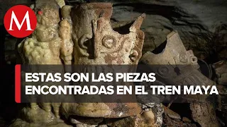 Arqueología encontrada en la ruta del Tren Maya