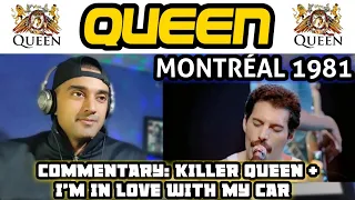 Montreal Commentary | QUEEN |  Killer Queen + I'm In Love With My Car | First Time Reaction