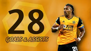 Adama Traoré - All Goals & Assists for Wolves🐺⚡