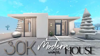 BLOXBURG: 30K MODERN WINTER HOUSE | NO-GAMEPASS