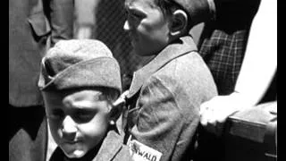 Überlebende aus dem KZ Buchenwald bei ihrer Ankunft in der Schweiz