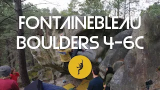 Fontainebleau Boulders 4 (V0) to 6C (V5)