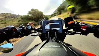 EXPLOSIVE ride on my KTM SuperDuke 1290r (cockpit view)