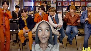 FIRST TIME REACTING TO | BTS TINY DESK (HOME) CONCERT REACTION