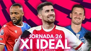 EL XI IDEAL DE LA JORNADA 26 DE LA PREMIER LEAGUE 23/24