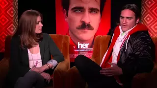 Her: Amy Adam & Joaquin Phoenix Official Interview Part 1 of 2 - Spike Jonze Movie | ScreenSlam