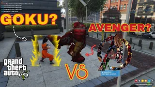 AVENGERS VS GOKU SA GTA5 RP *SOBRANG LAUGHTRIP* | Maisan ng billionaire gang