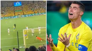 Cristiano Ronaldo open goal miss for Al Nassr 🤯😲