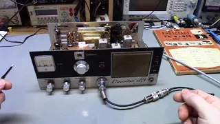 ECI Courier 23 early tube type CB radio restoration.