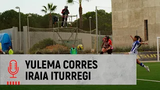 Yulema Corres & Iraia Iturregi | post Sporting de Huelva 2-3 Athletic Club | J20 Liga F