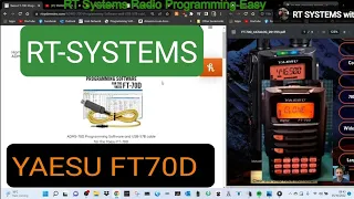 RT-SYSTEMS Yaesu FT70D -Programming Software Set Up