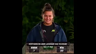 Nisa'dan Atakan Taklidi " aslannn " / en iyi laf sokmalar / survivor2022allstar