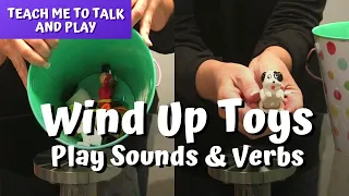 Speech Therapy Videos for Very Young Children..Wind Up Toys..Play Sounds & Verbs..Laura Mize