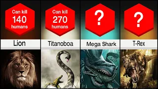 Most Dangerous Predators In History - Comparison