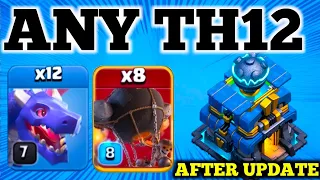 Effortless 3 Stars! TH12 Zap Quake Dragon is the Easiest TH13 Attack Strategy in Clash of Clans