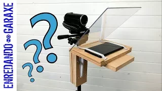 How to make a homemade teleprompter