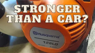 Husqvarna 128LD trimmer vs Car AND straight gas / Can we save it?