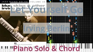 🎹Let Yourself Go, Solo & Chord, Irving Berlin, Synthesia Piano