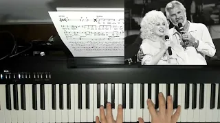 Islands In The Stream - Dolly Parton and Kenny Rogers - Piano