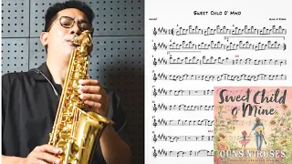 Sweet Child O'Mine (Transcription) for Saxophone