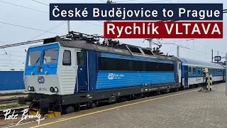 TRIP REPORT | Rychlík Vltava Fast train | České Budějovice to Prague | 2024 composition | 1st class