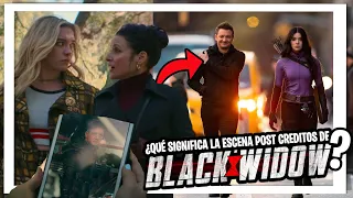 EXPLICANDO LA ESCENA POST CREDITOS DE BLACK WIDOW