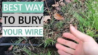 HOW TO BURY THE WIRE IN THE GROUND - Low Voltage Landscape Lighting