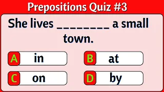 Prepositions Quiz #3 : Can You Score Maximum? English Grammar Test!