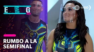 EEG Rumbo a la Semifinal: Angie Arizaga abandonó el set por inesperado piropo de Jota Benz en vivo