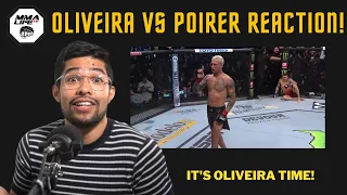 Oliveira vs Poirier REACTION!  - UFC269