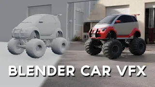 Car VFX with Blender & After Effects