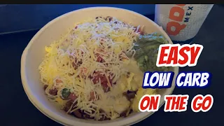 Easy Low Carb out to eat - fast food when you’re on the go - dirty keto tips