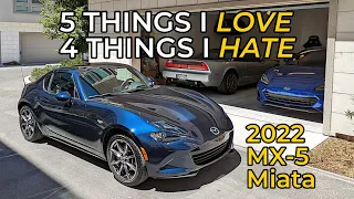 5 Things I Love and 4 Things I Hate About The 2022 Mazda MX-5 Miata Grand Touring RF