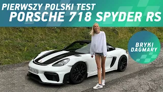 Pierwszy polski test Porsche 718 Spyder RS. Bryki Dagmary