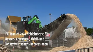 IFAT Munich 2024 Weltleitmesse für Wasser-, Abwasser-, Abfall- und Rohstoffwirtschaft - Impressionen