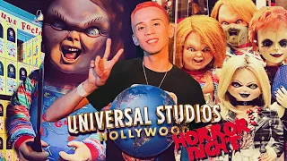 UNIVERSAL STUDIOS HOLLYWOOD HALLOWEEN HORROR NIGHTS EXPERIENCE + CHUCKY HAUL | EDGAR-O