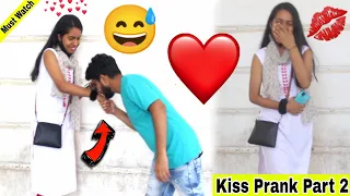 Kiss Prank on cute Girl || Part - 2 || Epic Reaction || Vijay Panchal