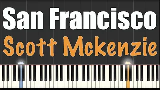 San Francisco - Scott Mckenzie - Piano Tutorial