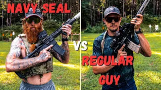 Can A Regular Guy Shoot Better Than A Navy SEAL? | Rifle Edition