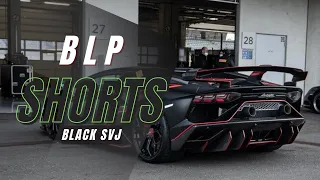 LAMBORGHINI AVENTADOR SVJ ( BLACK ) #shorts