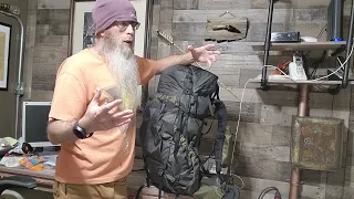 True min measurement in description.  Max/Min size of my Superior Wilderness Designs backpack.