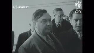 UK: SOVIET MINISTER OF POWER STATIONS MR MALENKOV VISITS ATOMIC RESEARCH STATION IN HARWELL (1956)