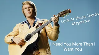 How Did Glen Campbell Play The Guitar - Wichita Lineman - With Solo