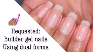 Requested: Builder gel nail using dual forms