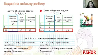 Математика. 3 клас. Задачі на спільну роботу