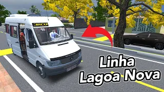 Circulando na Linha Lagoa Nova com a Van Sprinter 412D - Proton Bus Simulator Urbano